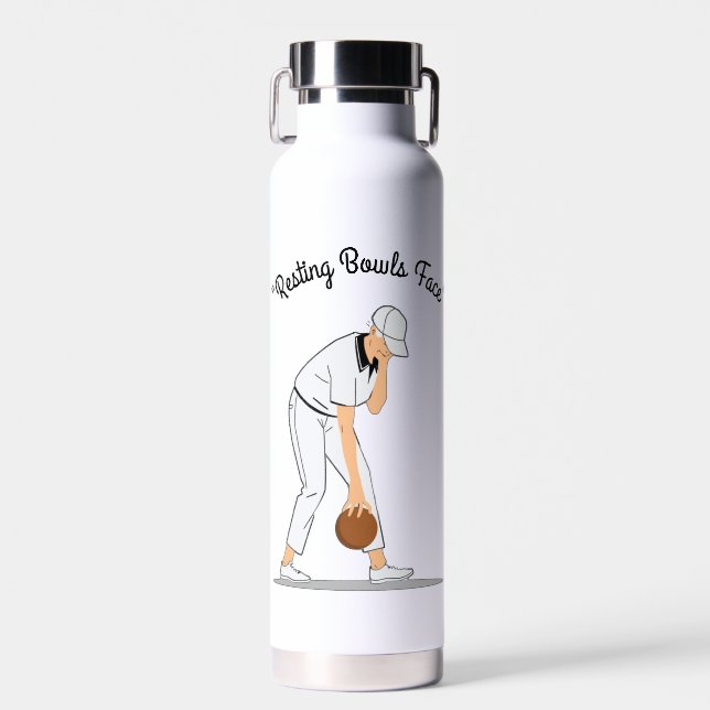 Rasenschüsseln: Ruhekollektor, Funny Funny Trinkflasche (Vorne)