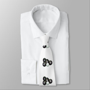 Rasenschüsseln und Kitty, Mens Silky Krawatte. Krawatte