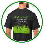 Rasenservice Einfache Shirts<br><div class="desc">Einfache Rasenpflege und Landschaftsgestaltung arbeiten Shirts mit grünem Gras und Text,  die Sie online anpassen können. Günstig und hochwertig bedruckt können Sie überall tragen,  wo die Arbeit hinführt.</div>
