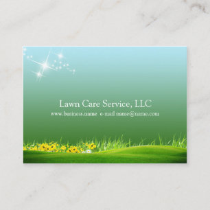 Rasensorgfaltgeschäft Visitenkarte