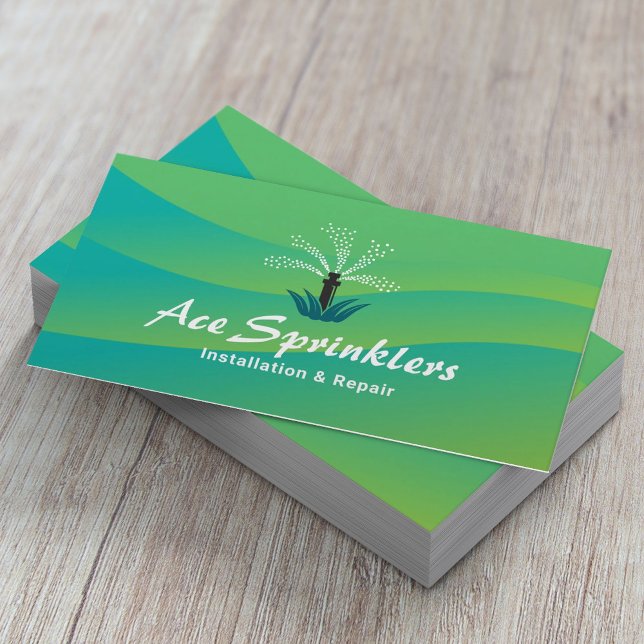 Rasensprinkler - Installation und Reparatur von Be Visitenkarte (Von Creator hochgeladen)