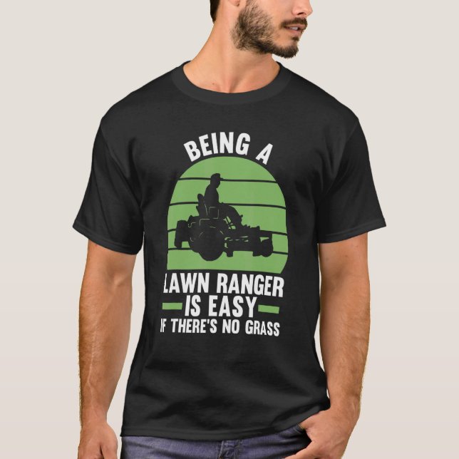 Rasenwächter zu sein, ist einfach, wenn es kein Gr T-Shirt (Vorderseite)