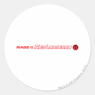 Raserei der roten Laternen Runder Aufkleber