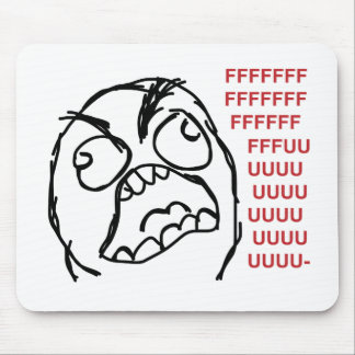 Raserei-Typ fuuu fuuuu Mousepad