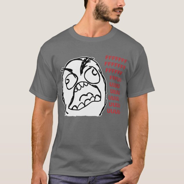 Raserei-Typ fuuu fuuuu T-Shirt (Vorderseite)