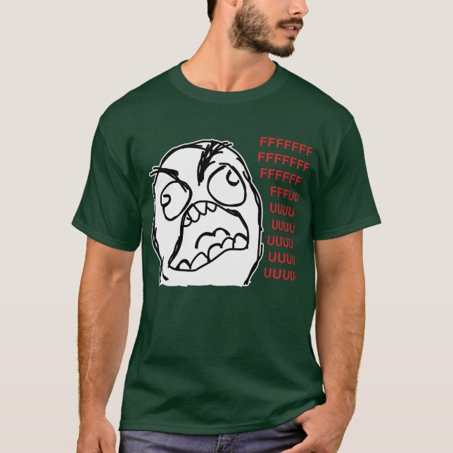 Raserei-Typ fuuu fuuuu T-Shirt (Vorderseite)