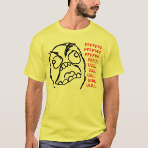 Rasereigesichtsraserei-Comic meme lol rofl T-Shirt