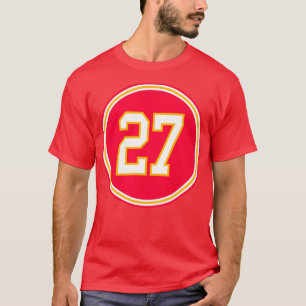 Rashad Fenton Number 27 Jersey Kansas City Chiefs T-Shirt