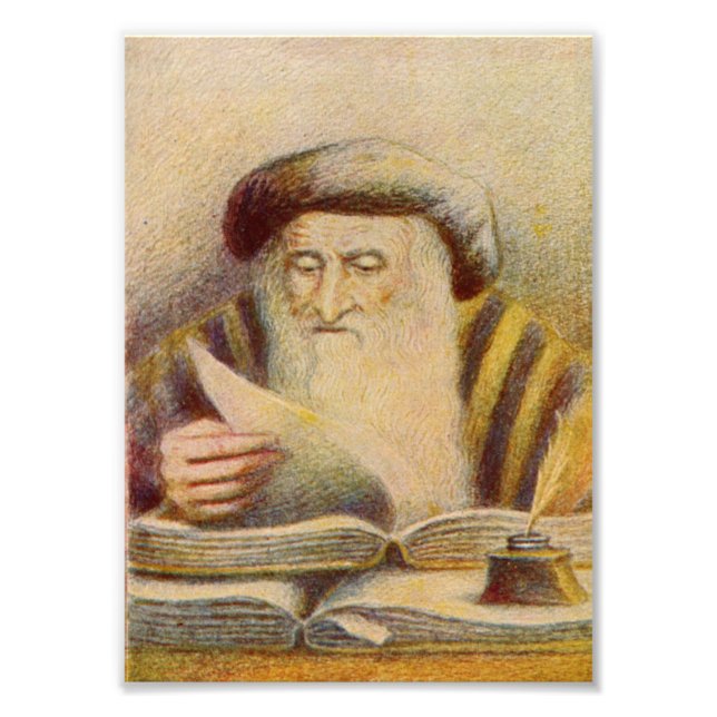 Rashi - Rabbi Solomon Yitzchaki Fotodruck (Vorne)