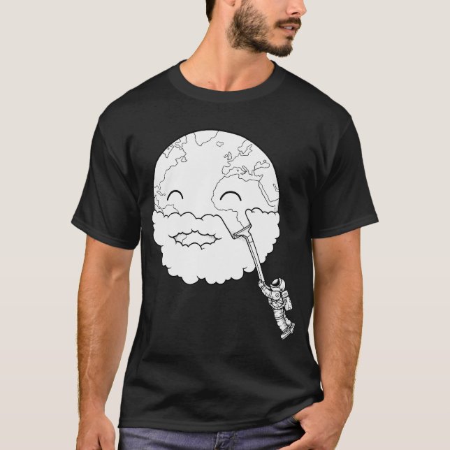 Rasiere den Planeten T-Shirt (Vorderseite)