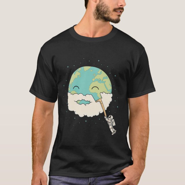 Rasiere den Planeten T-Shirt (Vorderseite)