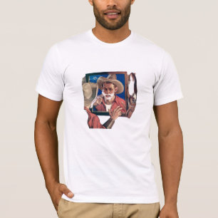 Rasieren des Cowboys T-Shirt