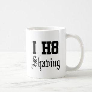 Rasieren Kaffeetasse