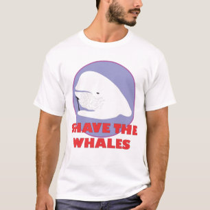 Rasieren Sie das Wal-Shirt T-Shirt