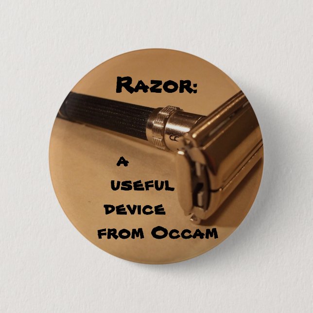 Rasiermesser: ein nützliches Gerät von Occam Button (Vorderseite)