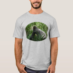 Rasiermesser-hinterer Gorilla T-Shirt