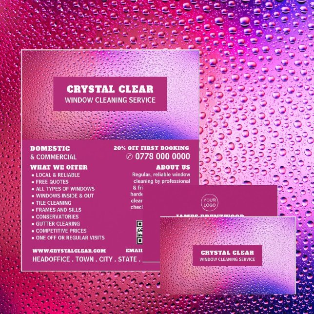 Rasierseile, Fensterreiniger, Reinigungsservice-We Flyer (Von Creator hochgeladen)