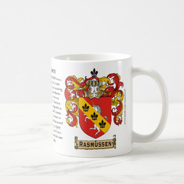 Rasmussen, der Ursprung, die Bedeutung und das Kaffeetasse (Rechts)