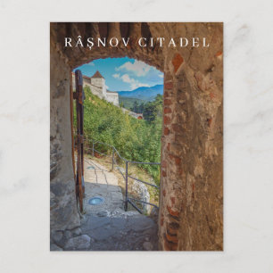 Rasnov Citadel partielle Ansicht Postkarte