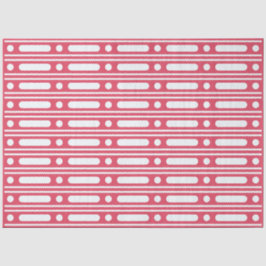 Raspberry Bone Inlay Dots Border Decoupage Paper  Seidenpapier