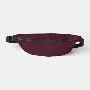 Raspberry Burgundy, Solid Burgundy Bauchtasche