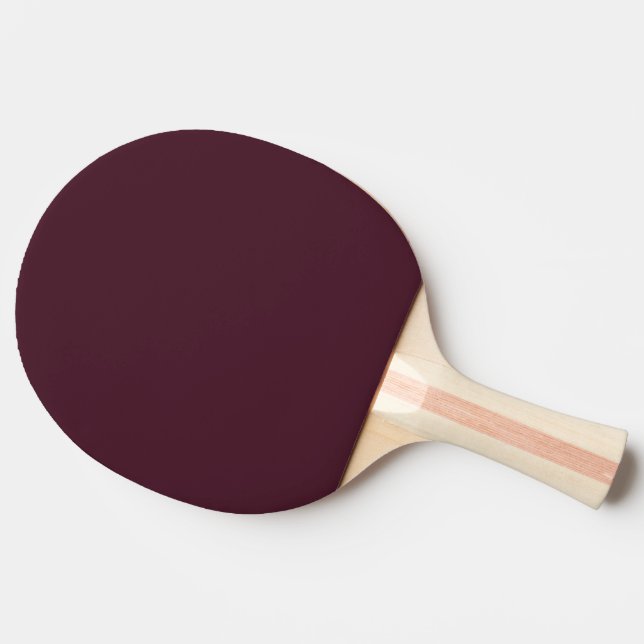 Raspberry Burgundy, Solid Burgundy Tischtennis Schläger (Seitenansicht)