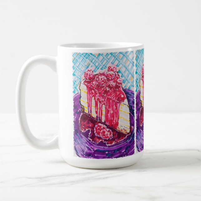 Raspberry Cake Kaffeetasse (Links)