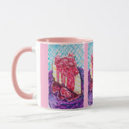 Raspberry Cake Tasse