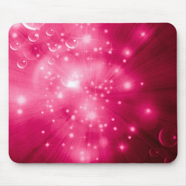 Raspberry Galaxy Burst Mousepad (Vorne)