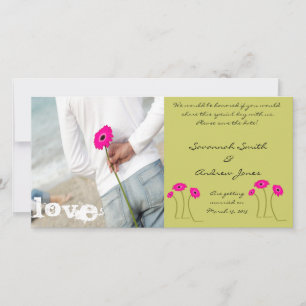 Raspberry Gerbers Save the Date Limon