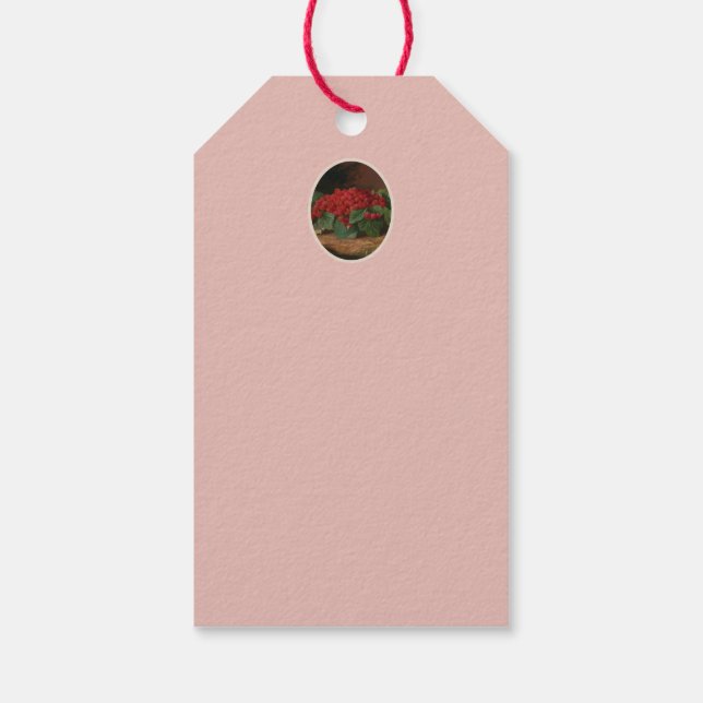 Raspberry Gift tag Geschenkanhänger (Rückseite)