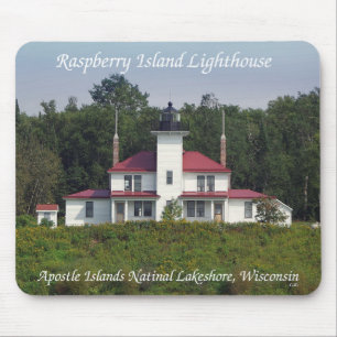 Raspberry Island Lighthouse mousepad
