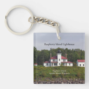 Raspberry Island Lighthouse Schlüsselkette Schlüsselanhänger