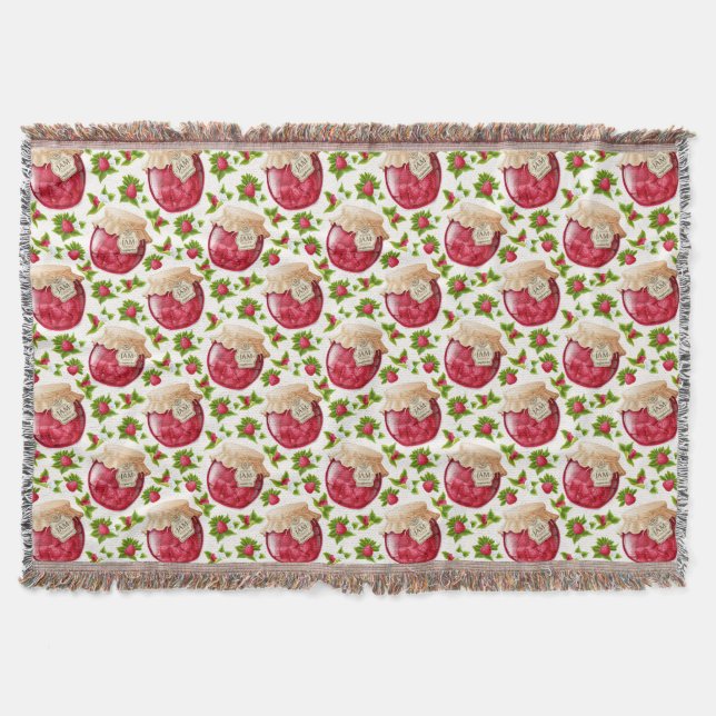 Raspberry Jam Decke (Vorderseite)