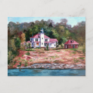 Raspberry Lighthouse Postkarte