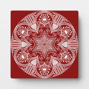 Raspberry Mandala Fotoplatte