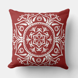 Raspberry Mandala Kissen