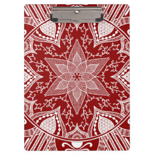 Raspberry Mandala Klemmbrett