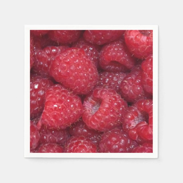 Raspberry Napkins Serviette (Vorderseite)