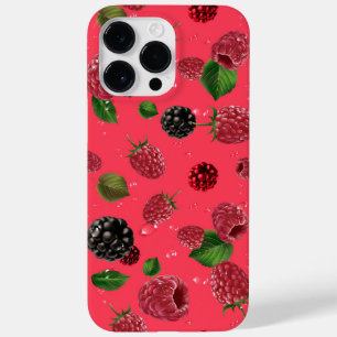 Raspberry Pattern Case-Mate iPhone 14 Pro Max Hülle