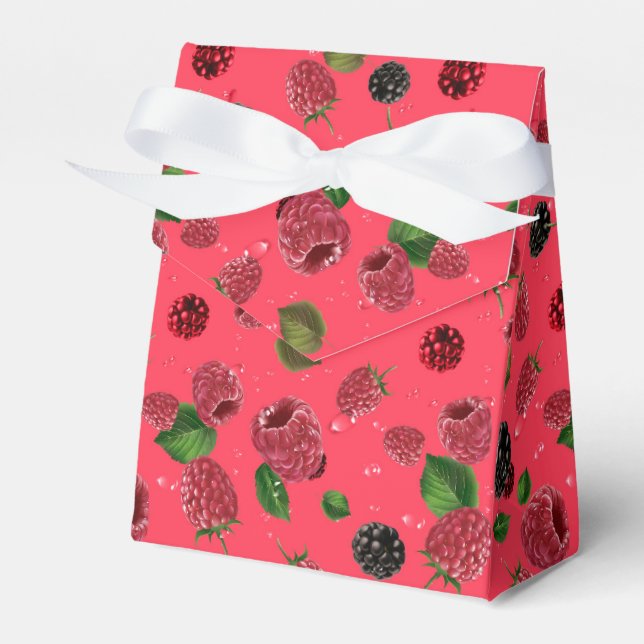 Raspberry Pattern Geschenkschachtel (Vorderseite)