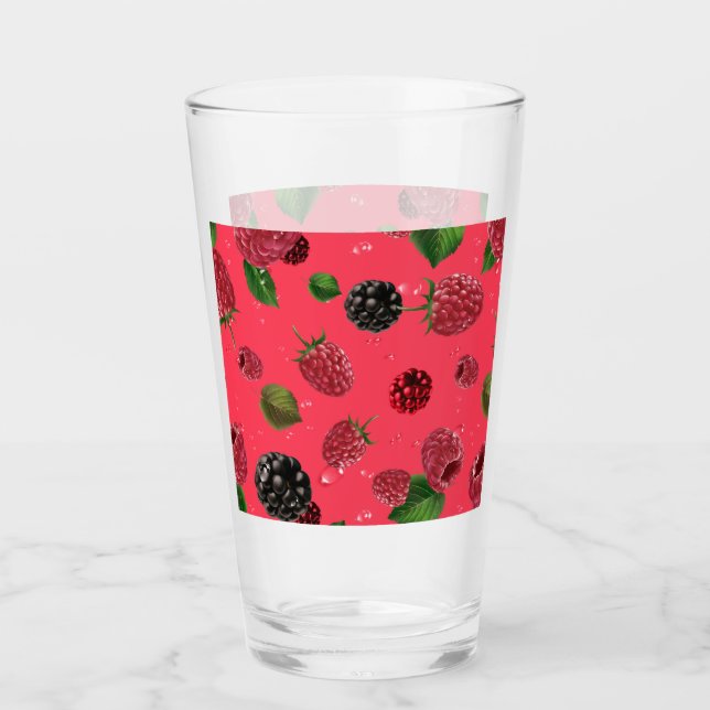 Raspberry Pattern Glas (Vorderseite)