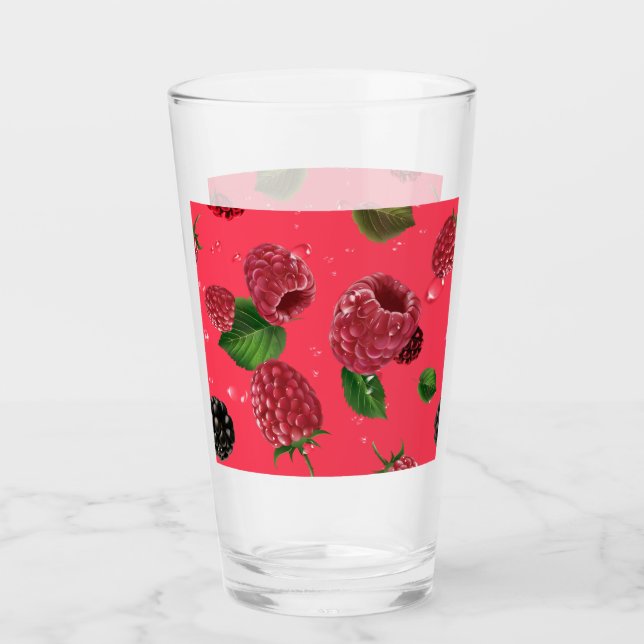 Raspberry Pattern Glas (Vorderseite)