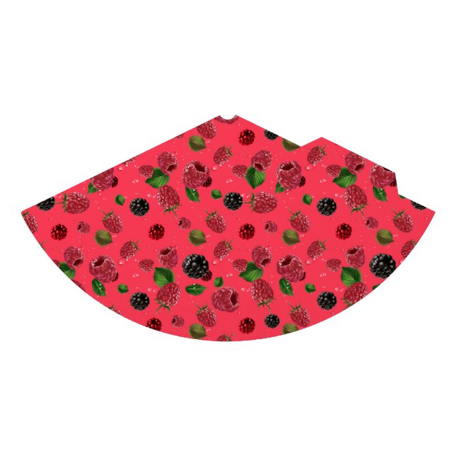 Raspberry Pattern Partyhütchen (Vorderseite)
