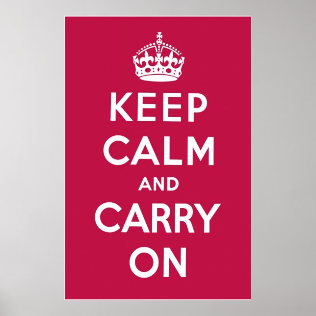 Raspberry Red Poster (Vorne)