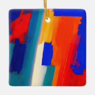 "Raspberry Rhapsody" Abstrakte Kunst Keramikornament