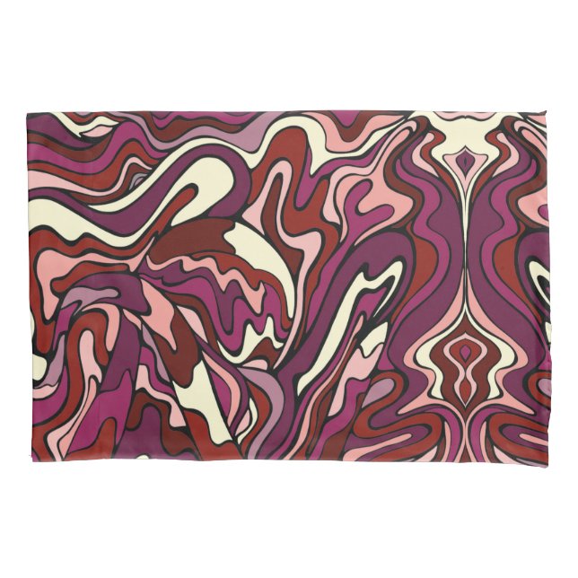 Raspberry Ripple Reversible Kissenbezug (Vorderseite)