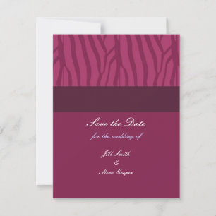 Raspberry Save-the-Date-Karte Save The Date