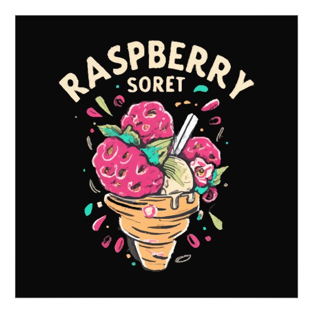 Raspberry Sorbet Fotodruck (Vorne)