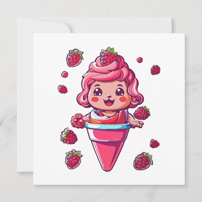 Raspberry Sorbet Kawaii (Vorderseite)